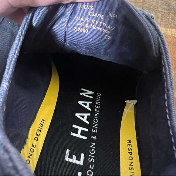 Cole Haan Grandpro Rally Navy Canvas Sneakers, Men’s Size 10 - Picture 6 of 7